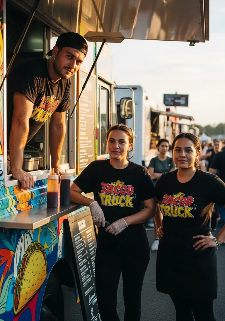 Food truck crew